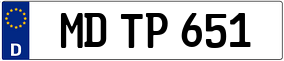 Truck License Plate